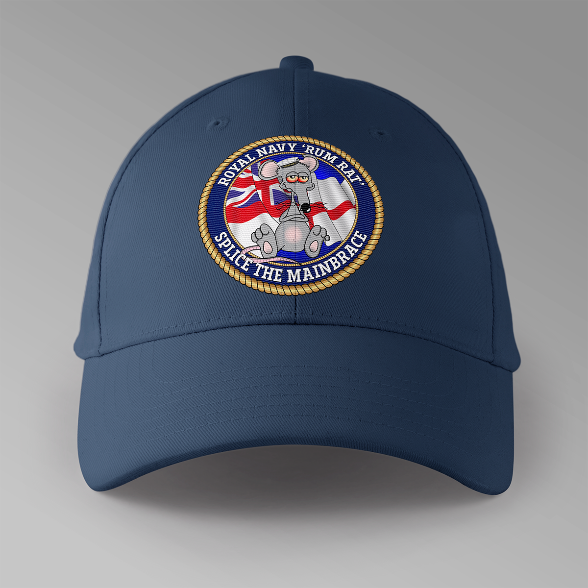 Royal Navy Rum Rat Personalised Baseball Cap The Rats Locker