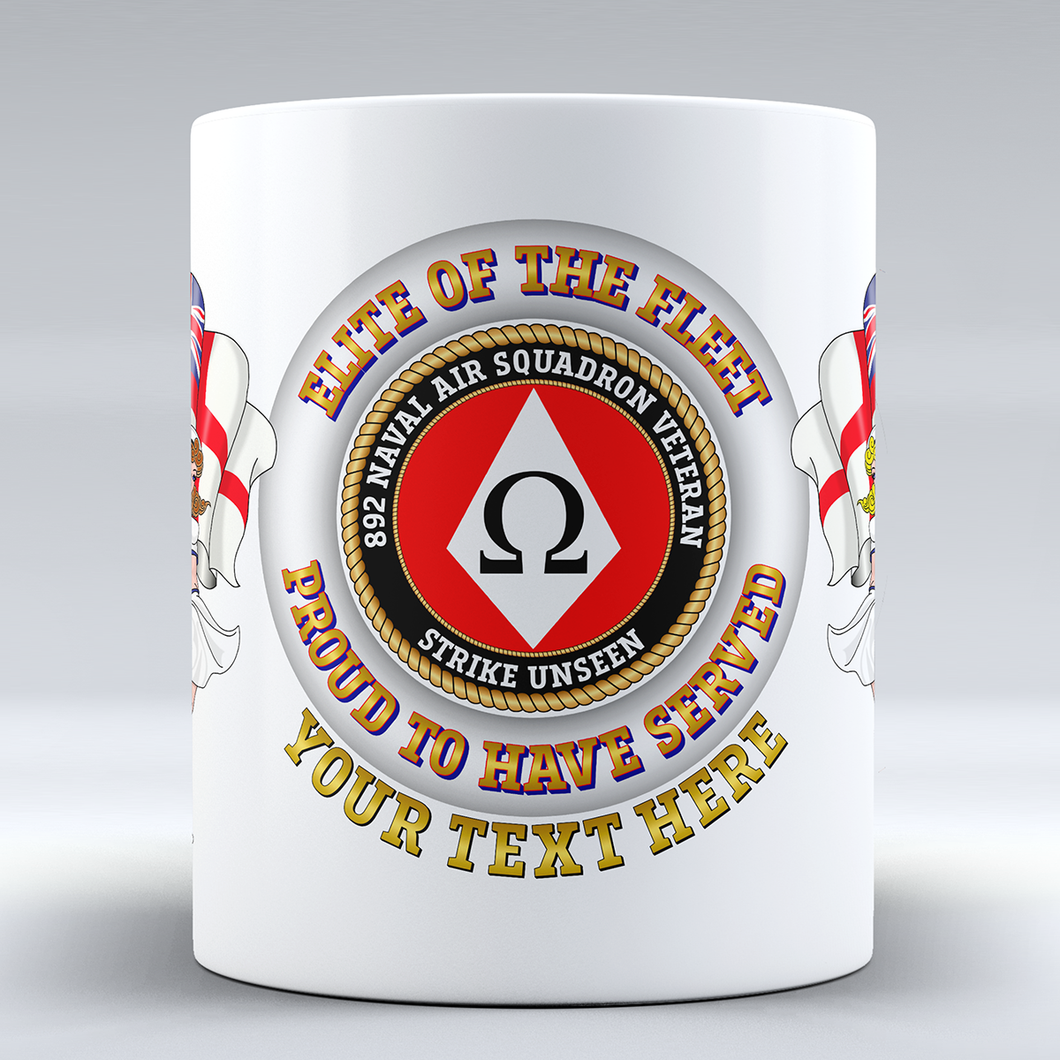 Elite of the Fleet '892 Naval Air Squadron'  - Personalised Mug