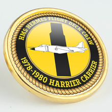 Load image into Gallery viewer, Aircraft Handler - HMS Hermes &#39;78-&#39;80 Pin/Lapel Badge
