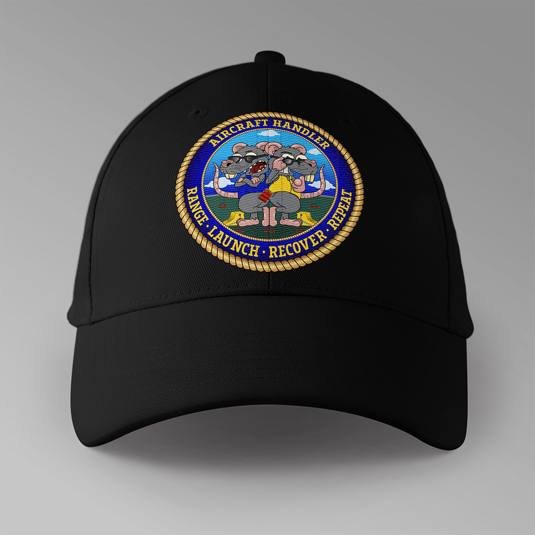 Aircraft Handler 'Range, Launch, Recover, Repeat' - Personalised Baseball Cap