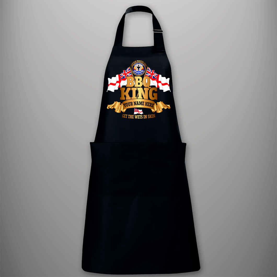 Aircraft Handler Crest Personalised BBQ Apron