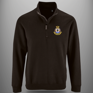 Aircraft Handler 'Branch Crest' Zip Neck Sweatshirt