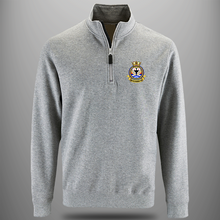 Load image into Gallery viewer, Aircraft Handler &#39;Branch Crest&#39; Zip Neck Sweatshirt
