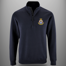 Load image into Gallery viewer, Aircraft Handler &#39;Branch Crest&#39; Zip Neck Sweatshirt
