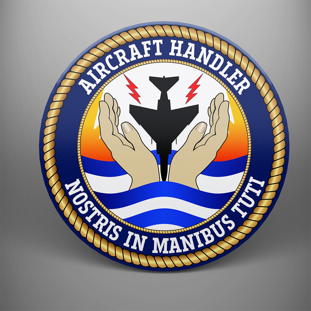 Aircraft Handler Branch Badge Coaster Set