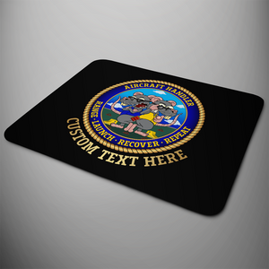 Aircraft Handler 'Range, Launch, Recover, Repeat' Personalised Mouse Mat