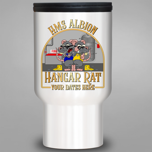 HMS Ark Royal 'Roof Rat/Hangar Rat' - Personalised Travel Mug