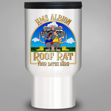 Load image into Gallery viewer, HMS Albion &#39;Roof Rat/Hangar Rat&#39; - Personalised Travel Mug
