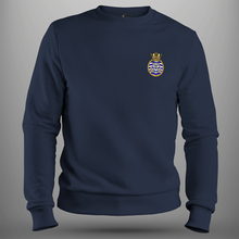 Load image into Gallery viewer, Royal Navy Crest Sweatshirt
