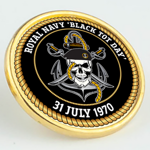 Black Tot Day Pin/Lapel Badge