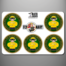 Load image into Gallery viewer, Fleet Air Arm &#39; Chockhead&#39; Self Adhesive Sticker Sheet
