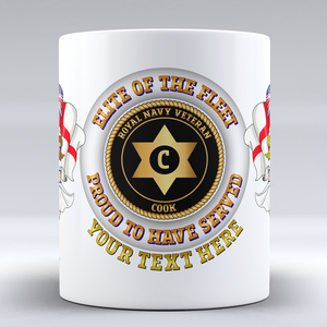 Elite of the Fleet 'Cook'  - Personalised Mug