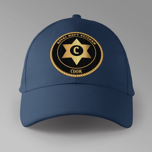 Royal Navy Veteran 'Cook'  - Personalised Baseball Cap