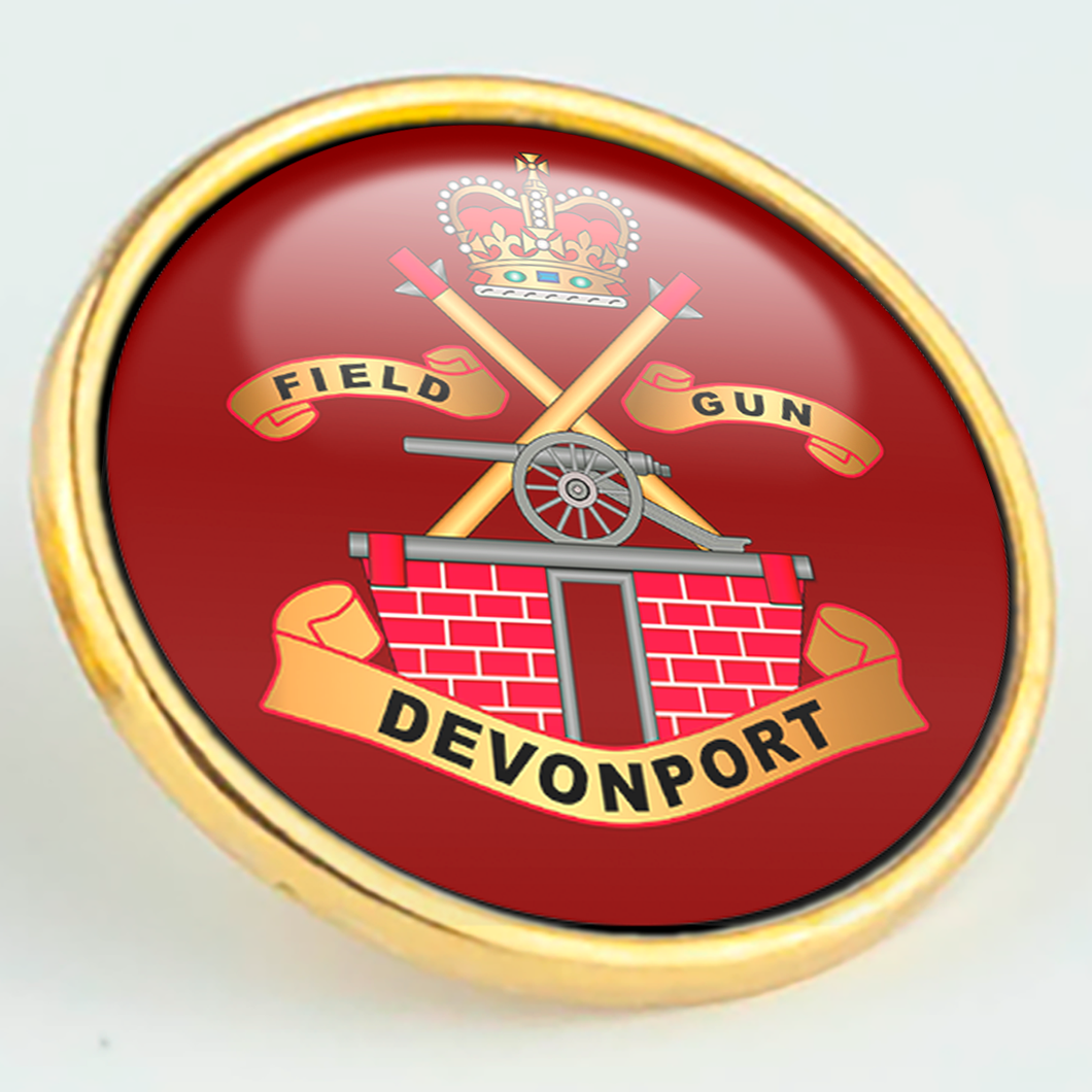 Devonport Field Gun Crew Pin/Lapel Badge