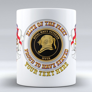 Elite of the Fleet 'Diver'  - Personalised Mug