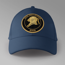 Load image into Gallery viewer, Royal Navy Veteran &#39;Diver&#39;  - Personalised Baseball Cap
