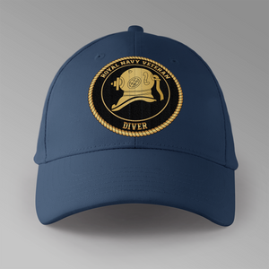 Royal Navy Veteran 'Diver'  - Personalised Baseball Cap