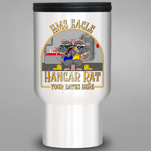 HMS Eagle 'Roof Rat/Hangar Rat' - Personalised Travel Mug