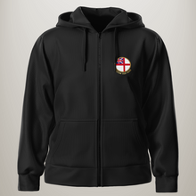 Load image into Gallery viewer, Royal Navy &#39;Ensign&#39; Personalised Zipped Hoodie
