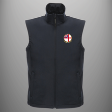 Load image into Gallery viewer, Royal Navy Ensign &#39;Personalised&#39; Soft Shell Bodywarmer
