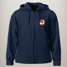 Load image into Gallery viewer, Royal Navy &#39;Ensign&#39; Personalised Zipped Hoodie
