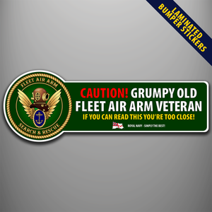 Fleet Air Arm 'SAR Diver' Laminated Bumper Stickers