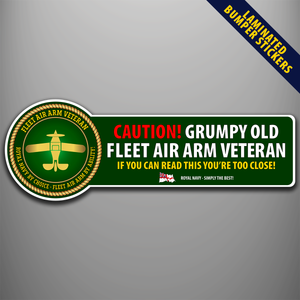 Fleet Air Arm 'Veteran' Laminated Bumper Stickers