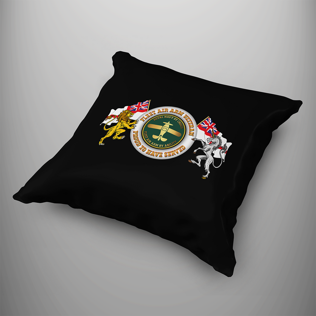 Fleet Air Arm Veteran 'Proud to Have Served' Cushion Cover