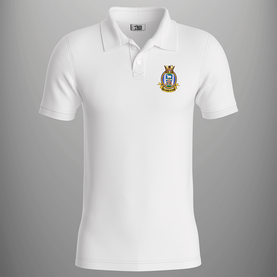 Royal Navy 'Falklands Veteran Crest' Polo Shirt - Clearance