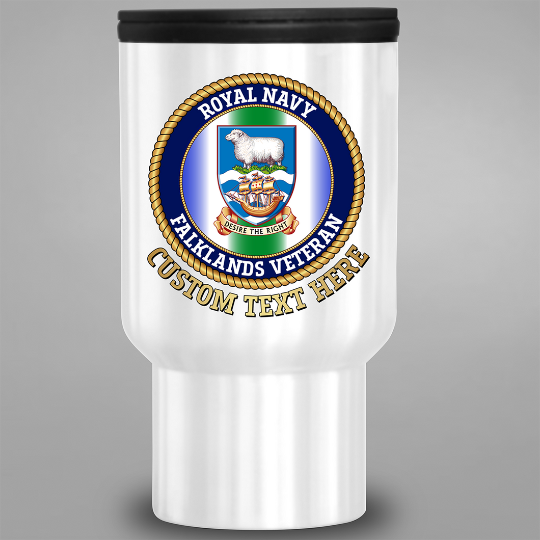 Falklands Veteran - Personalised Travel Mug