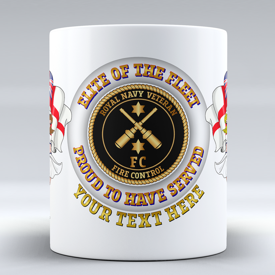 Elite of the Fleet 'Fire Control' - Personalised Mug