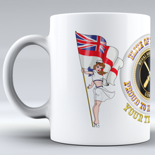 Load image into Gallery viewer, Elite of the Fleet &#39;Gunner&#39; - Personalised Mug
