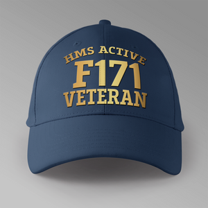 HMS Active F171 Veteran - Personalised Baseball Cap