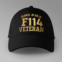 Load image into Gallery viewer, HMS Ajax F114 Veteran - Personalised Baseball Cap
