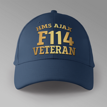 Load image into Gallery viewer, HMS Ajax F114 Veteran - Personalised Baseball Cap
