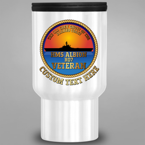 HMS Albion (RO7) - Personalised Travel Mug