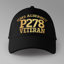 Load image into Gallery viewer, HMS Alderney P278 Veteran - Personalised Baseball Cap
