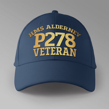 Load image into Gallery viewer, HMS Alderney P278 Veteran - Personalised Baseball Cap
