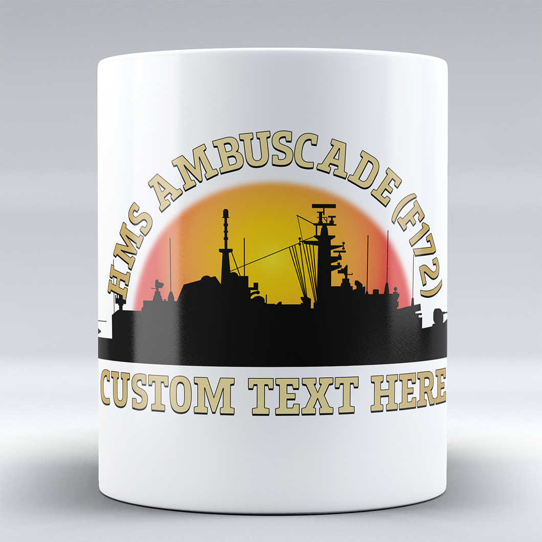 HMS Ambuscade F172 Personalised Mug