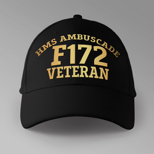 HMS Ambuscade F172 Veteran - Personalised Baseball Cap