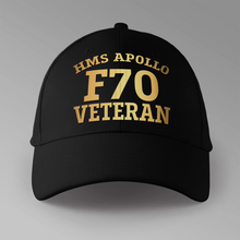 Load image into Gallery viewer, HMS Apollo F70 Veteran - Personalised Baseball Cap
