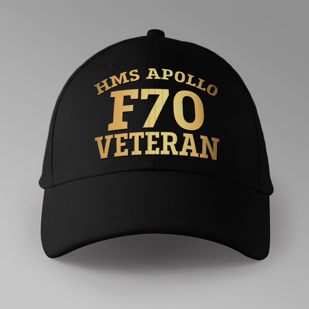 HMS Apollo F70 Veteran - Personalised Baseball Cap