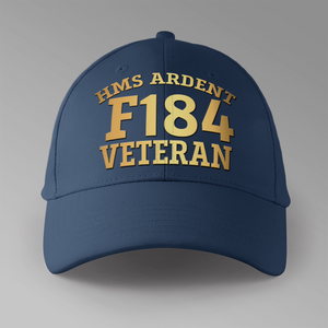 HMS Ardent F184 Veteran - Personalised Baseball Cap