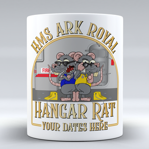 HMS Ark Royal Aircraft Handler 'Roof Rat/Hangar Rat' - Personalised Mug