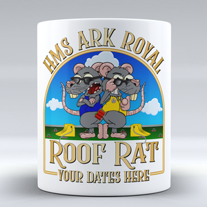 HMS Ark Royal Aircraft Handler 'Roof Rat/Hangar Rat' - Personalised Mug