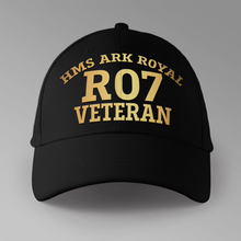 Load image into Gallery viewer, HMS Ark Royal R07 Veteran - Personalised Baseball Cap
