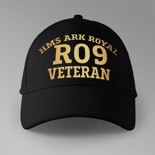 Load image into Gallery viewer, HMS Ark Royal R09 Veteran - Personalised Baseball Cap
