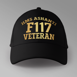 HMS Ashanti F117 Veteran - Personalised Baseball Cap