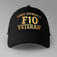 Load image into Gallery viewer, HMS Aurora F10 Veteran - Personalised Baseball Cap
