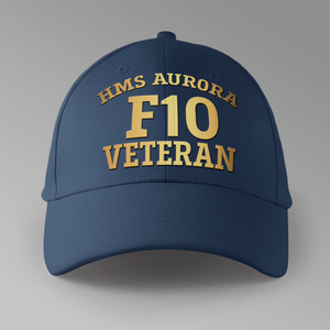 HMS Aurora F10 Veteran - Personalised Baseball Cap